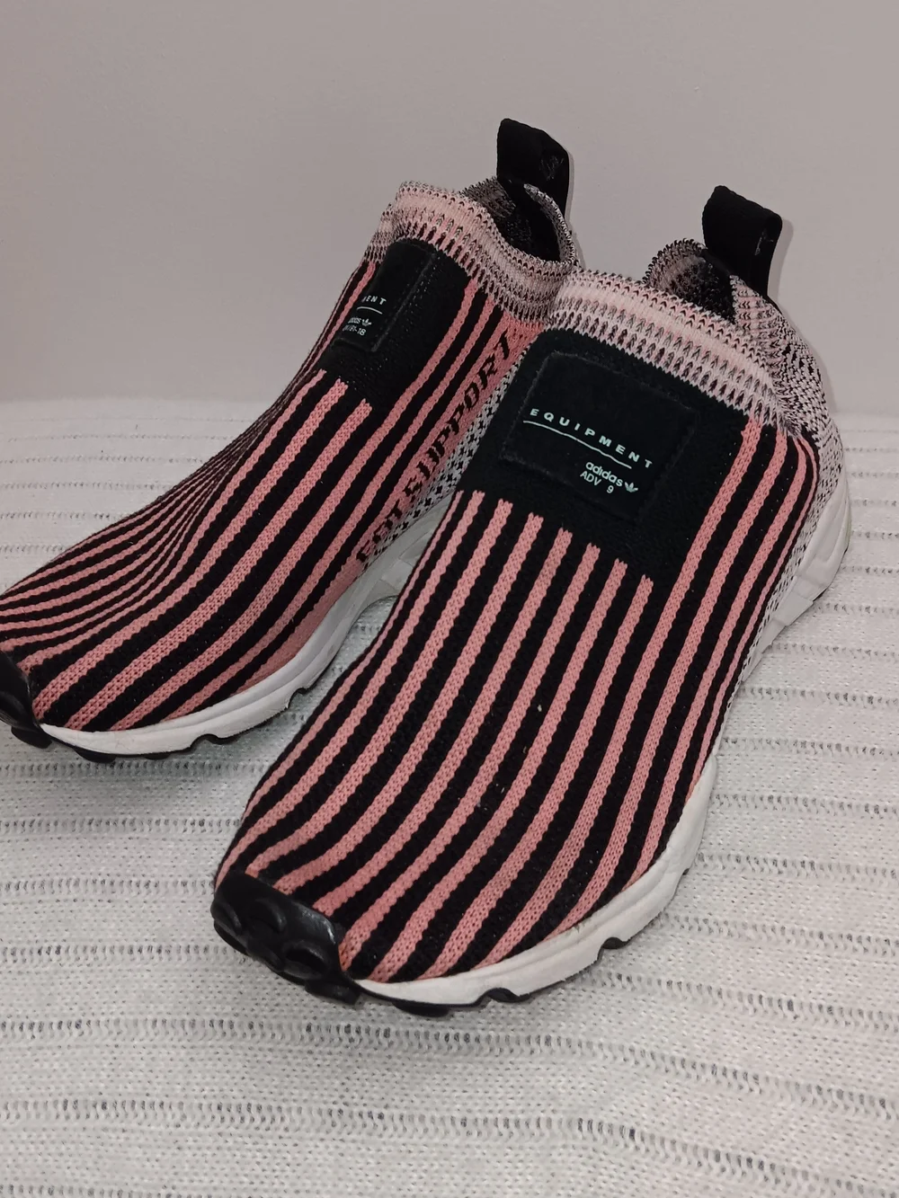 Adidas Women's Equipment Slip-On Sneakers - Pink & Black